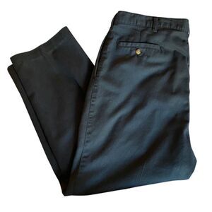 Classic Dark Gray Pleated Dress Pants with Side Pockets Business Casual Trousers